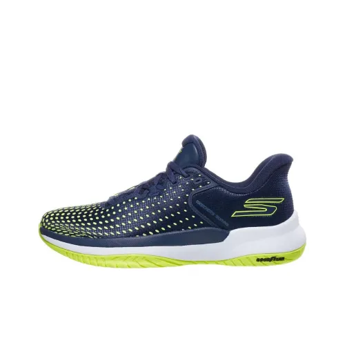 Skechers Viper Court Low Топ Кроссовки для тренировок Мужские Синие Желтые
