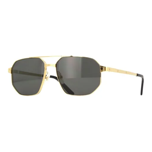 Cartier Metal Aviator Солнцезащитные очки Мужские Золотые