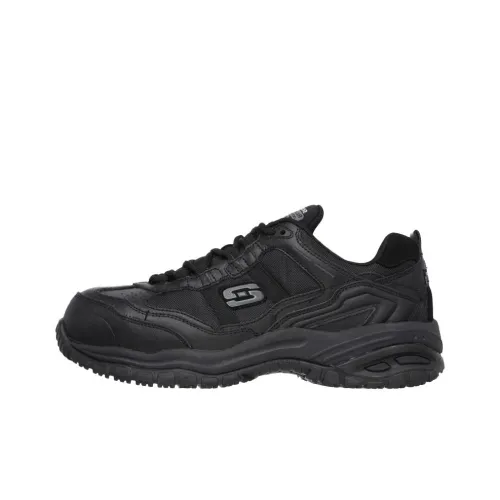 SKECHERS WORK Relaxed Fit Низкий Топ Повседневная Обувь Мужская Черная