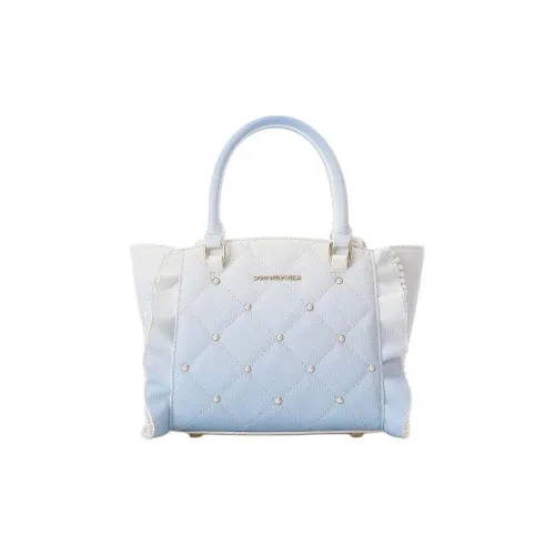 SAMANTHA THAVASA Полипропиленовая с синтетической кожей сумка через плечо сумка маленькая женская светло-синяя