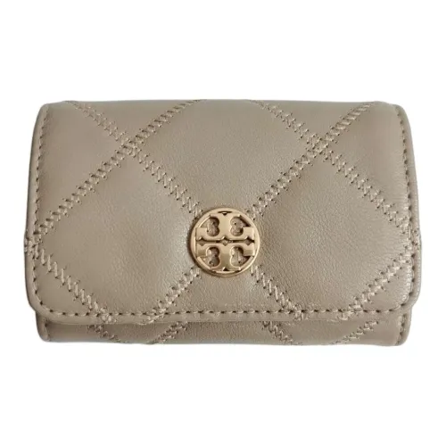 TORY BURCH Кожа Кошелек Держатель для карт Женский Миндально-розовый