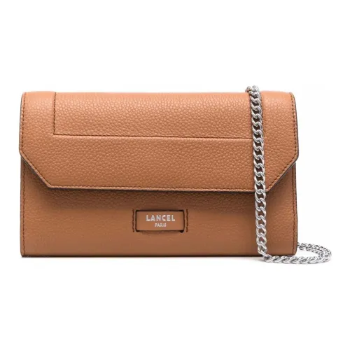 LANCEL Телячья кожа Сумка через плечо Сумка на плечо Женская Коричневая