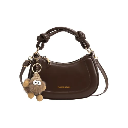 ResNonverba ПУ (полиуретан) Сумка Стандартная Женская Коричневый Белый