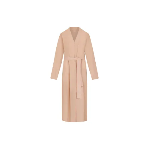 SKIMS Хлопковый поплин Сон MENS ROBE Сон Robe Мужской Слюдяной Слюдяной Цвет