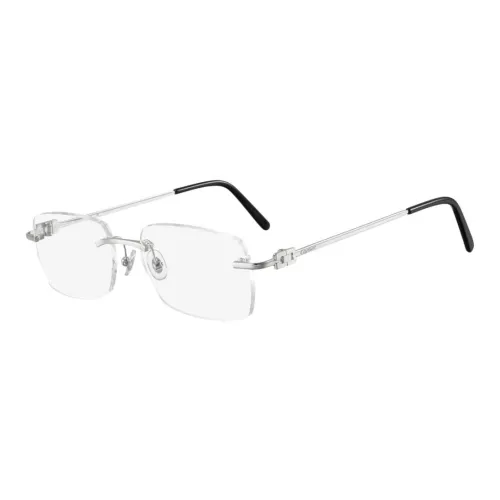 Оправа для очков Cartier Eyeglass квадратная женская серебряная