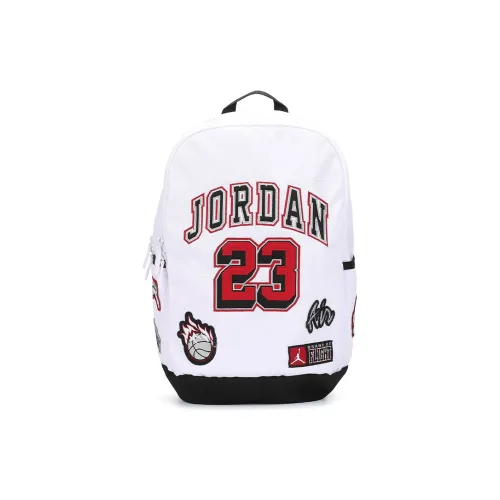 Jordan Polyester Backpack Unisex White Джордан Полиэстер Рюкзак Унисекс Белый