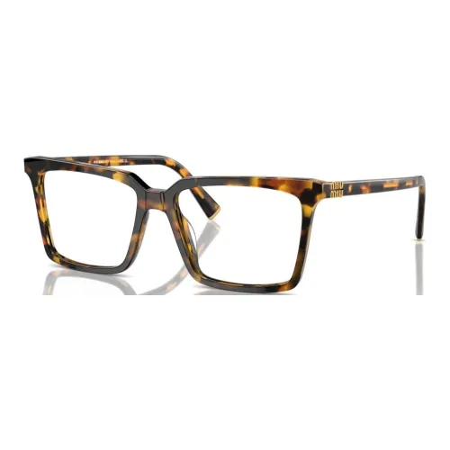 MIU MIU Ацетат Нерегулярная форма Оправы для очков Женские Черепаховый
