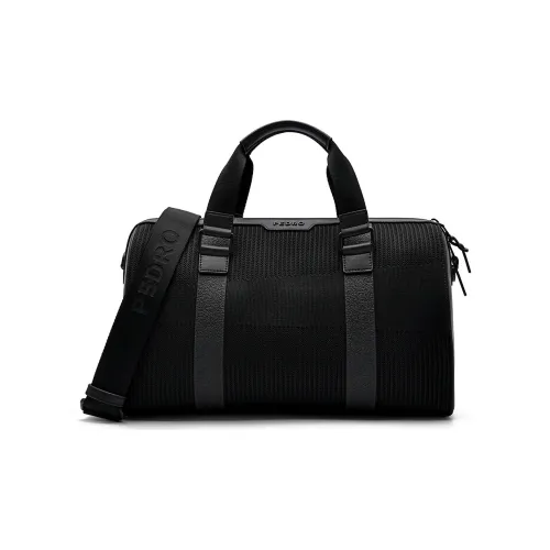 Pedro Микрофибра Сумка Мужская Песочный Черный