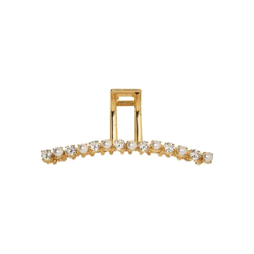 Jennifer Behr Латунь Стекло Искусственный Жемчуг Аксессуары для волос Женские Золото