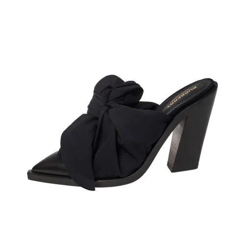 Burberry Домашние тапочки Женские Черные