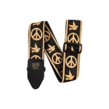 Мир Любовь голубь черный золотой 4613