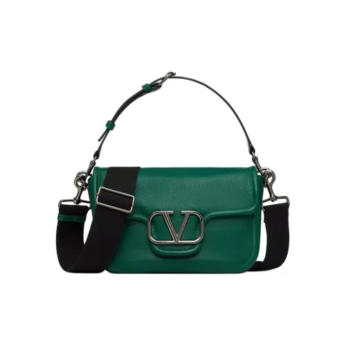 Valentino Рельефная Телячья Кожа Сумка Сумка через плечо Сумка через плечо Мужская Amazon Зеленый Черный