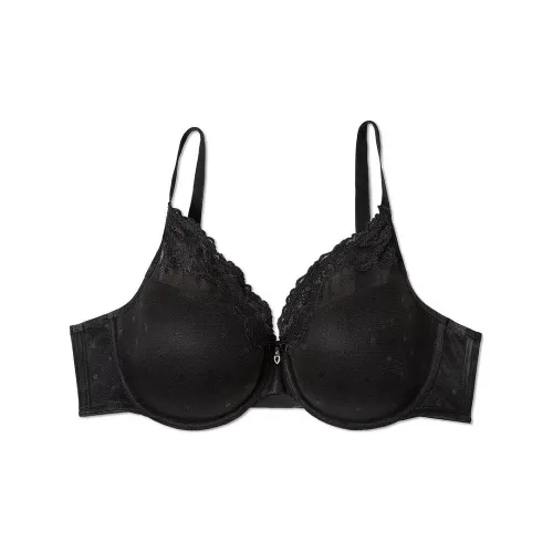 Victoria's Secret CURVY Couture Прозрачный Шепот Plunge T Рубашка Бюстгальтер B Бюстгальтер Женские Черный