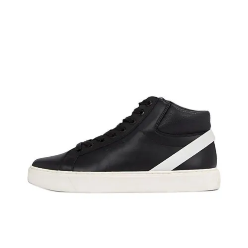 CALVIN KLEIN Высокие кроссовки для скейтбординга мужские черные