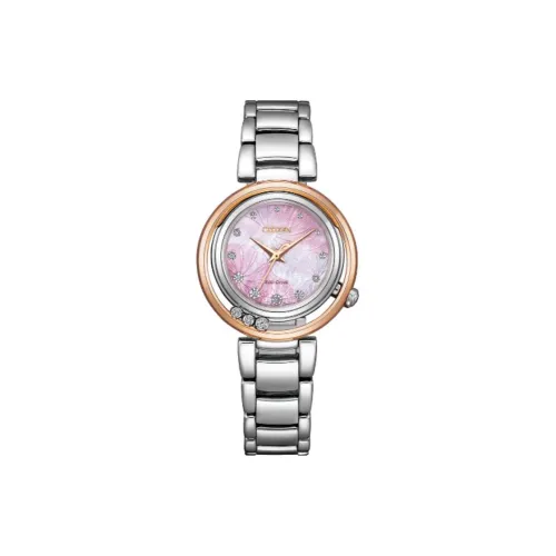 CITIZEN Светильник Кварцевый механизм Женские часы серии Eco Drive 29,8 мм Многоцветные