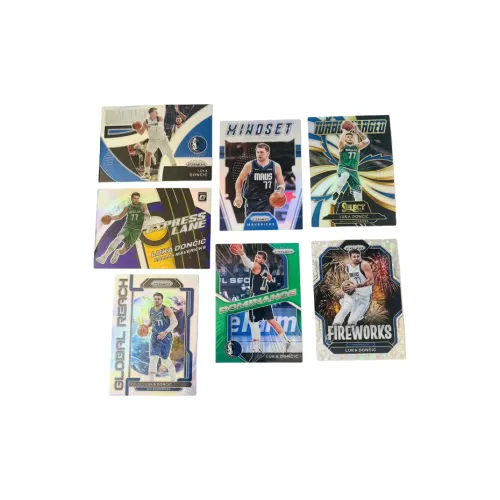 Panini Mavericks Doncic Refraction Особенная карта 7 штук комбинация товарная карта Access спортивные карты 7 шт