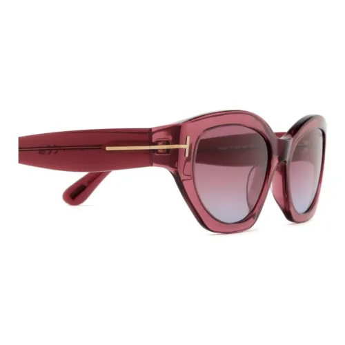 TOM FORD Ацетат OVAL SUNGLASSES Мужской Розовый