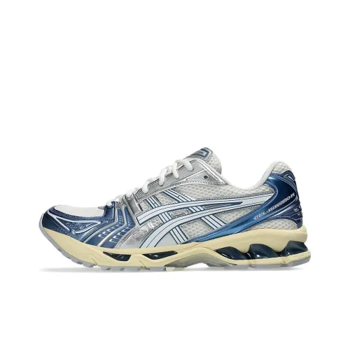 Asics Gel Kayano 14 Беговые кроссовки Низкий Топ Металл Синий Унисекс