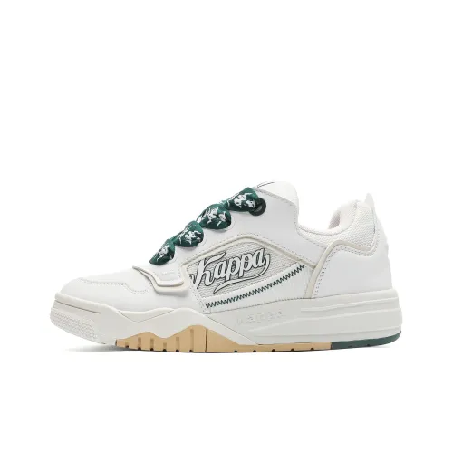 KAPPA Шорты Устойчивые к истиранию Низкий Топ Скейтборд Кроссовки Унисекс Белый
