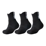 SS01 · Черные носки, длина до щиколотки, упаковка из 3 штук