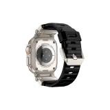 【Эксплорер Ремень】Титановый коннектор + Черный фторэластомер