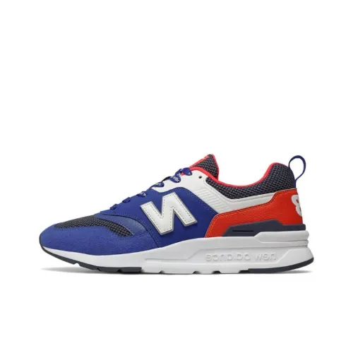 New Balance NB 997H Амортизация Покрытие Низкий Топ Беговые кроссовки Мужские Красный Синий