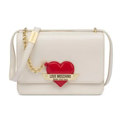 LOVE MOSCHINO ПУ (полиуретан) Сумка через плечо Унисекс Айвори Белый