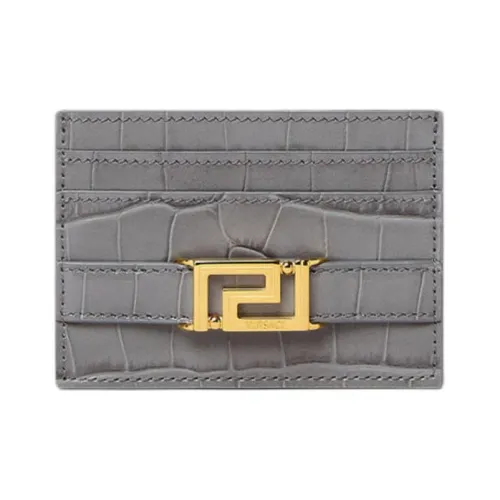 FANSIZHE Коровья кожа Кошелек Держатель для карт Держатель для карт Женский Серый