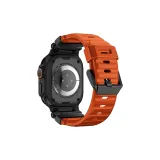 【Эксплорер Ремень】Черный коннектор + Апельсиновый фторэластомер