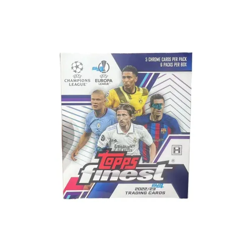 Topps 2022 23 UEFA Champions League UCC Finest Подписанная карта В ЕКВАЛЬНОЙ коробке Спортивные карты MINI коробка