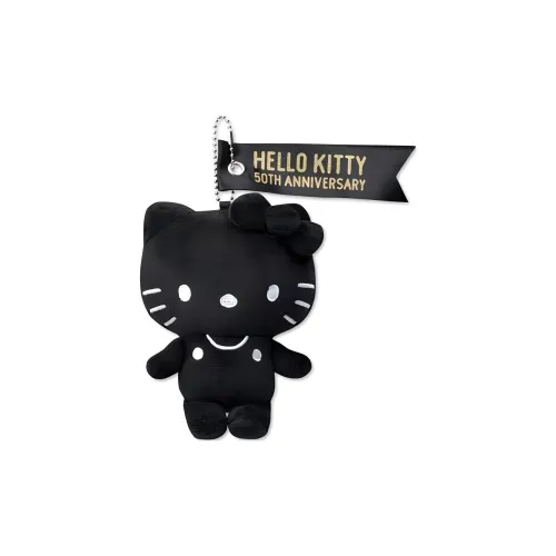 Санрио 50th Anniversary Limited Hello Kitty Кукла Плюшевая Подвеска 14 см Рекомендуемая Высота