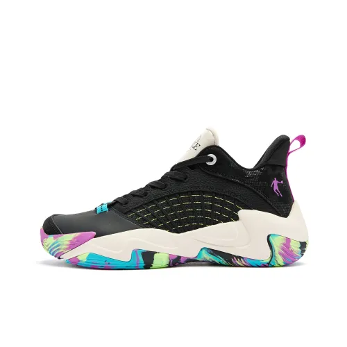 QIAODAN Амортизаторы Lower Resistant к истиранию Низкий Топ Баскетбольные кроссовки Мужской Черный