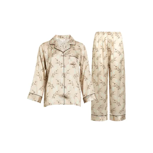 Комплект пижам Silk Boundary женский бежевый