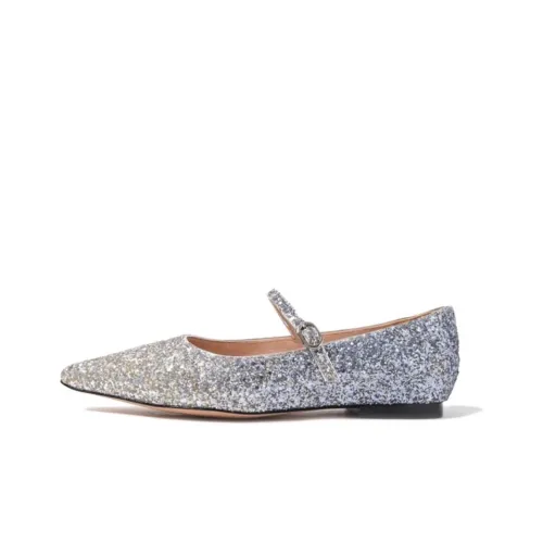 STEVE MADDEN Туфли Мэри Джейн Женские Серебряные