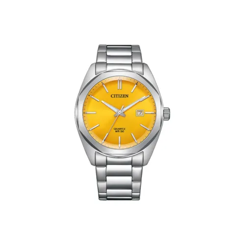 CITIZEN Кварцевый механизм нержавеющая сталь ремешок 41 мм мужские часы золотой циферблат