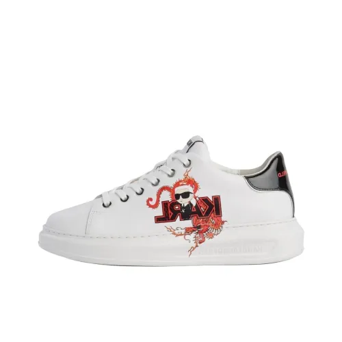 Karl Lagerfeld Kapri Low Топ Кроссовки для скейтбординга Женские Белые