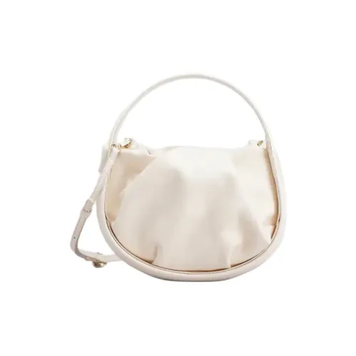 Roger Vivier Nappa Sheepskin Сумка через плечо Сумка Mini Женская Кремовая