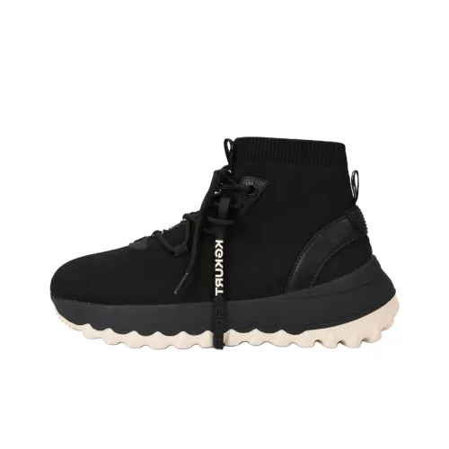 Kurt Geiger London Повседневные высокие кеды черные женские