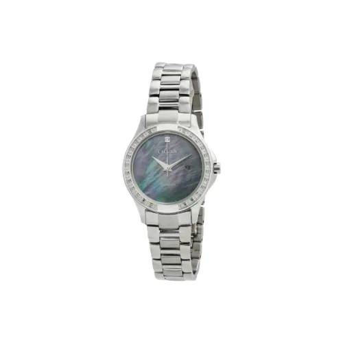 CITIZEN Световой Кварцевый Механизм Женские Экологические Часы Drive Collection 32 мм Серебряные