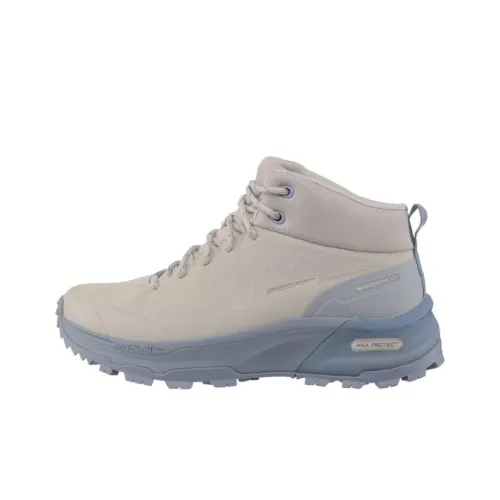 Skechers Max Protect MID Топ Повседневная обувь Женская Серый Синий