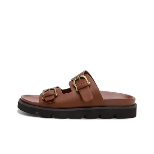 SAM EDELMAN Резина Слипоны Женские Коричневые