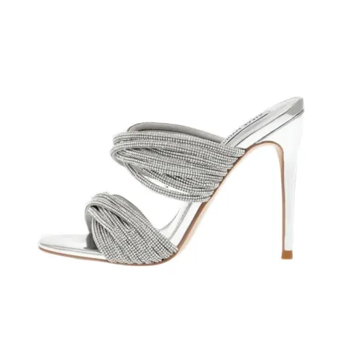 STEVE MADDEN Слипоны Женские Серебряные