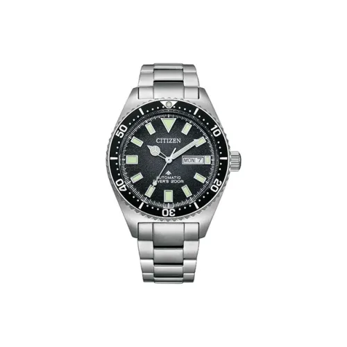 CITIZEN PROMASTER Series Автоматический Механический Механизм Нержавеющая Сталь Ремешок Часы 41 мм Мужские Часы Черный Циферблат