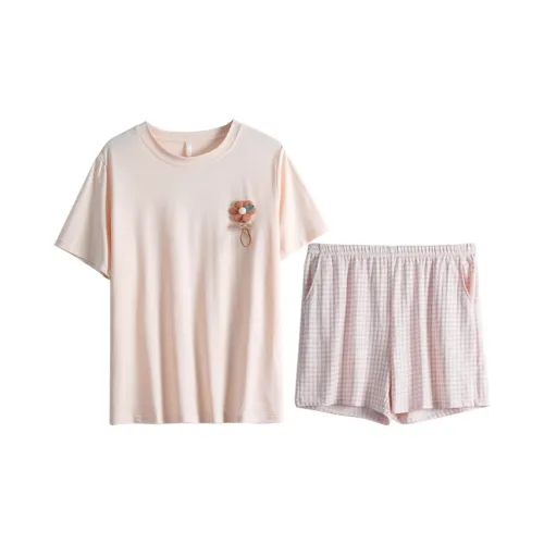 Dorame Pajama Комплект Женский Керамический Пудра