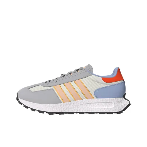 Adidas Originals Retropy E5 Slip-resistant Abrasion-resistant Lightweight Low Top Casual Shoes Men's Gray White Blue Adidas Originals Retropy E5 Противоскользящий Устойчивый к истиранию Легкий Низкий Топ Повседневная Обувь Мужская Серый Белый Синий