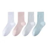 4 шт (Чисто белый + Розовый + Светло-синий + Сине-зеленый)