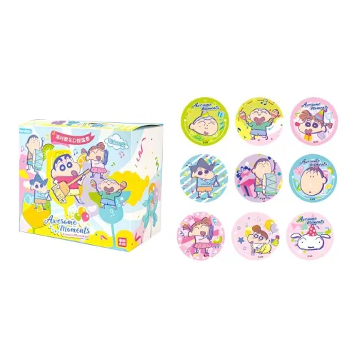 Simplicity And Cultural Creation Карандаш SHIN Chan Персонажи Многоцветный Вечеринка Стиль Жестяной Значок Значки