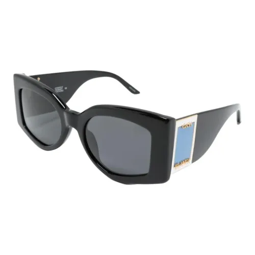 CASABLANCA Ацетат Нерегулярная форма Солнцезащитные очки Мужской Черный