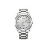 Циферблат серебристого цвета