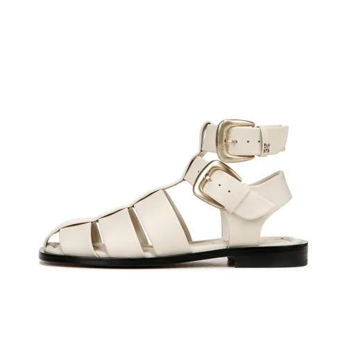 SAM EDELMAN Сандалии в римском стиле, белые, женские